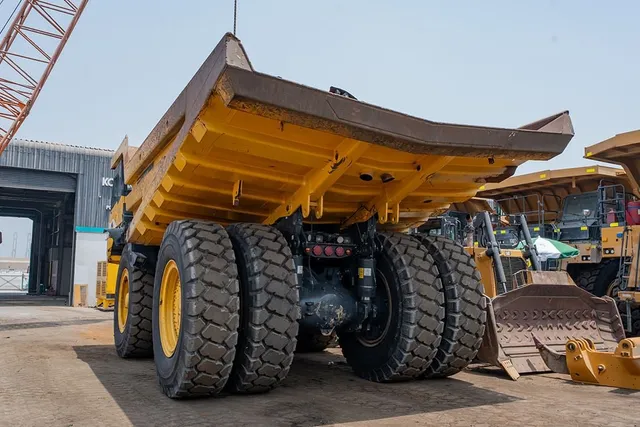 2022 Komatsu HD785-7 Rigid Dump Truck Rear Left View