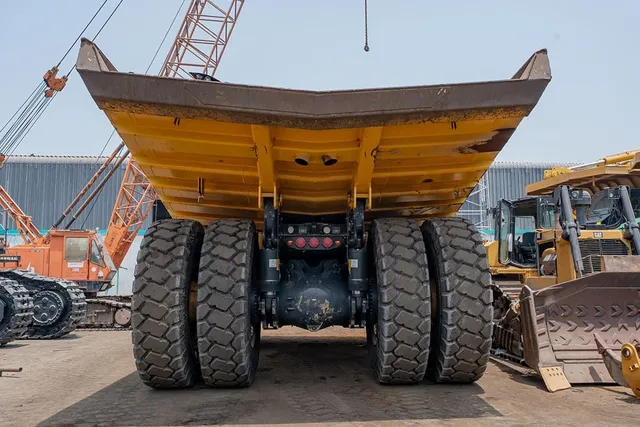 2022 Komatsu HD785-7 Rigid Dump Truck Rear View