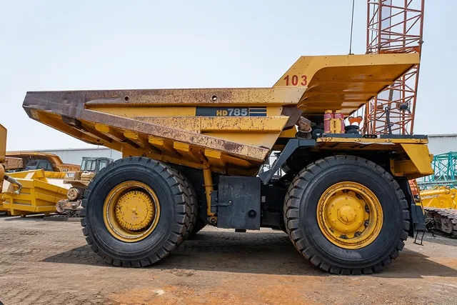 2022 Komatsu HD785-7 Rigid Dump Truck Right Side View