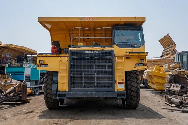 2022 Komatsu HD785-7 Rigid Dump Truck Front View