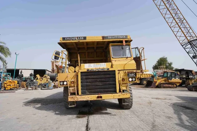 1982 Cat 769C Rigid Dump Truck Front View - RD-0151