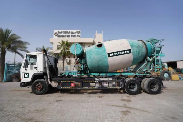 1996 Volvo FL10 Concrete Truck Left View - TK-0248