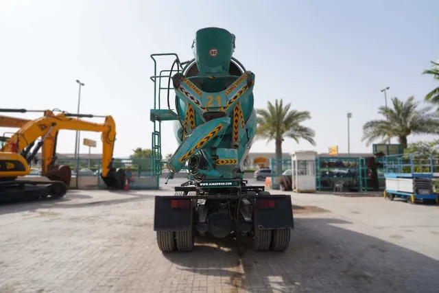 1996 Volvo FL10 Concrete Truck Rear View - TK-0248