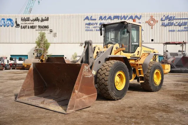2013 Volvo L120F Wheel Loader front left view- Al Marwan Machinery