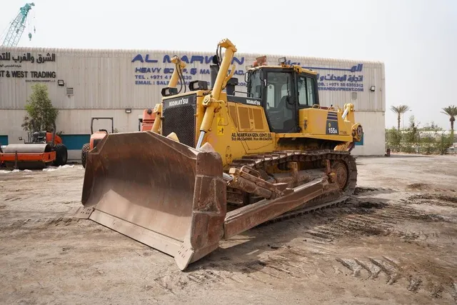 Used Komatsu D155A-6 Crawler Bulldozer Tractor
