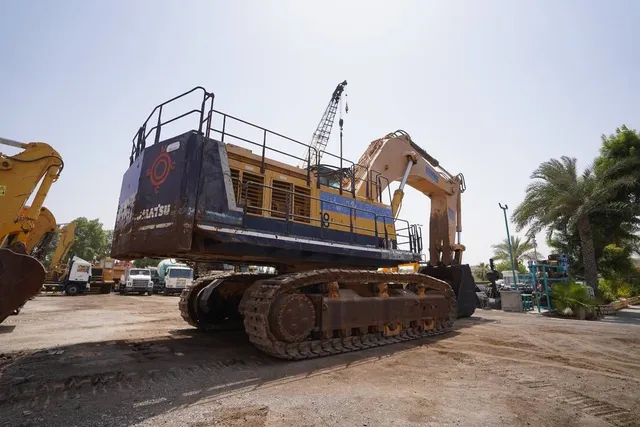 2000 Komatsu PC1600 AP-1 Large Excavator Rear Right View