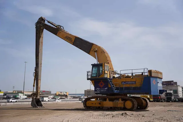 2001 Komatsu PC1600 Track Excavator Rear Left View - EX-0238