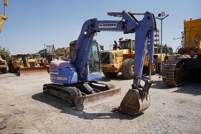2001 Komatsu PC78UU-6 Mini Excavator Front Right View