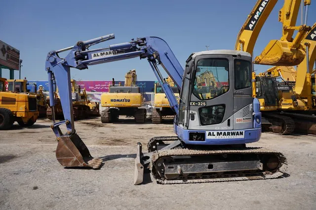 2001 Komatsu PC78UU-6 Mini Excavator Left Side View
