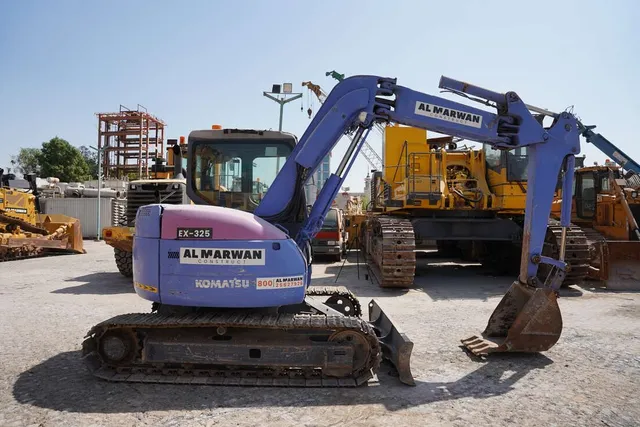 2001 Komatsu PC78UU-6 Mini Excavator Right Side View