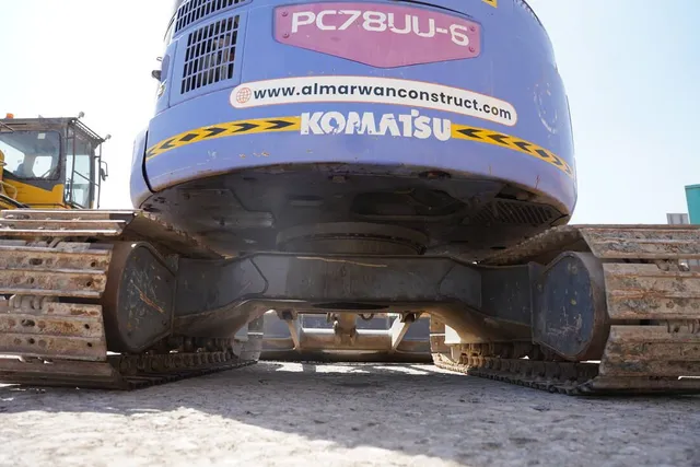 2001 Komatsu PC78UU-6 Mini Excavator Undercarriage View
