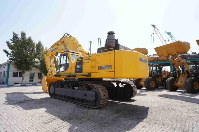 2002 Komatsu PC800SE-6 Track Excavator Rear Left View - EX-0118