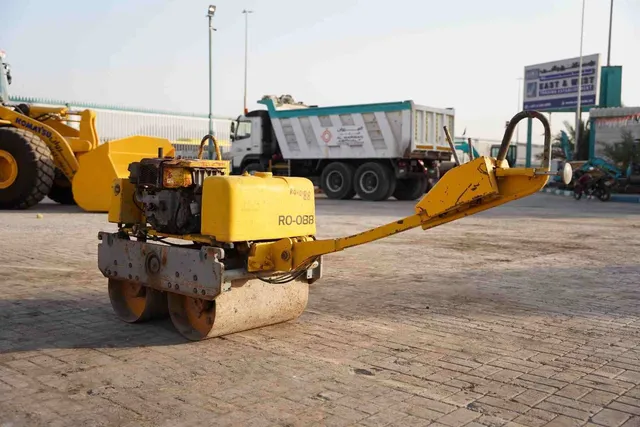 2002 Sakai HV51ST Walk-Behind Roller Rear Left View - RO-0088