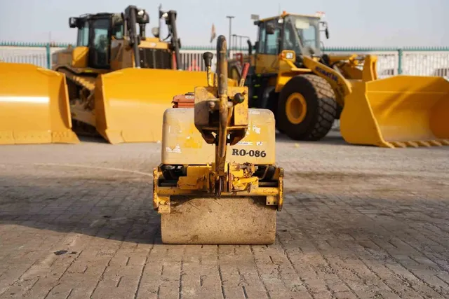 2002 Sakai HV51ST Walk-Behind Roller Rear View - RO-0086