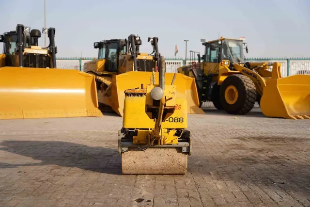 2002 Sakai HV51ST Walk-Behind Roller Rear View - RO-0088