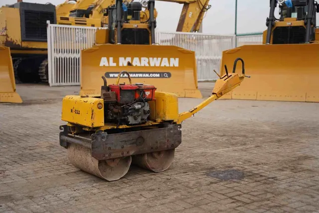 2003 Sakai HV51ST Walk-Behind Roller Front Left View - RO-0112