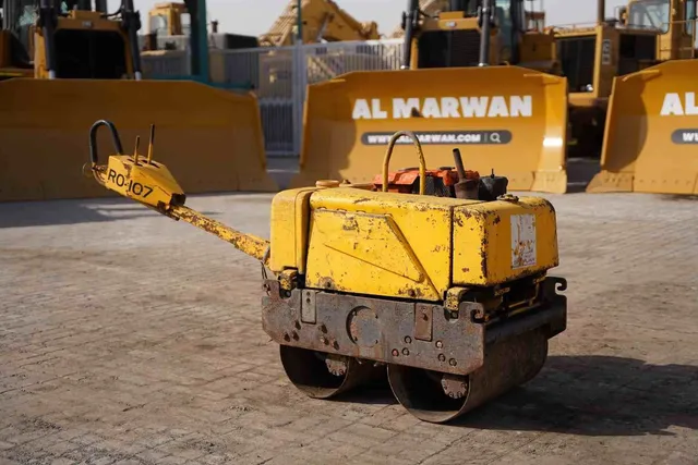 2003 Sakai HV51ST Walk-Behind Roller Front Right View - RO-0107