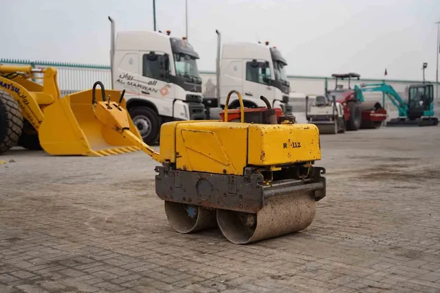 2003 Sakai HV51ST Walk-Behind Roller Front Right View - RO-0112