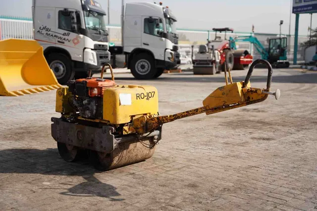 2003 Sakai HV51ST Walk-Behind Roller Rear Left View - RO-0107