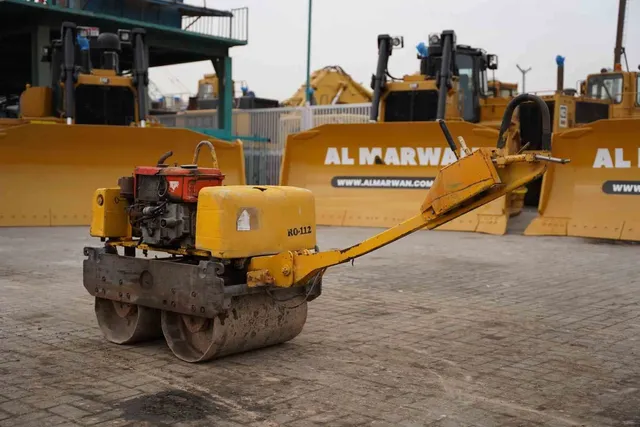 2003 Sakai HV51ST Walk-Behind Roller Rear Left View - RO-0112