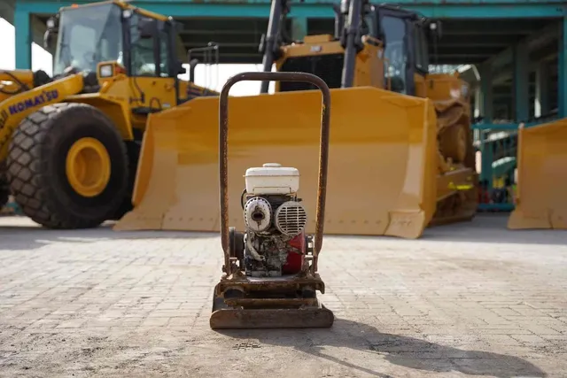 2003 Sakai PC100 Plate Compactor Rear View - CP-0120