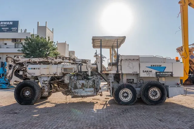 2003 Sakai ER550F Road Cutter Cold Miller Left Side View