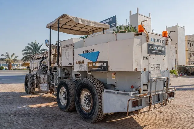 2003 Sakai ER550F Road Cutter Cold Miller Rear Left View