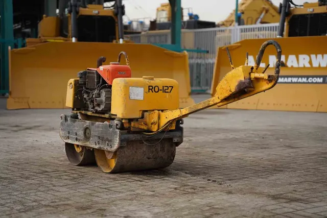 2004 Sakai HV51ST Walk-Behind Roller Rear Left View - RO-0127