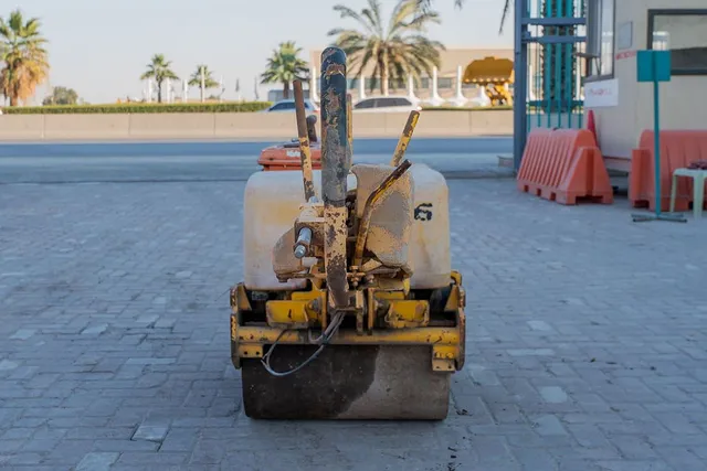 2004 Sakai HV60ST Walk-Behind Roller Rear View