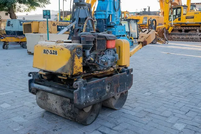 2004 Sakai HV60ST Walk-Behind Roller Front Left View