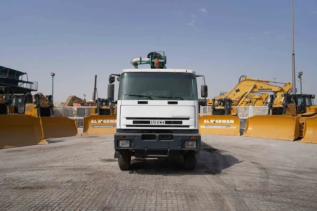 2005 Cifa PA 1206 F8 Concrete Pump on Iveco Trakker 380E37H 6x4 Truck Front View - CPM-0204