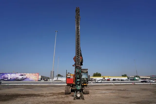 2005 Sennebogen Zeppelin SR35 ABI Mobilram 14-17 Piling Rig Front View - PD-0062