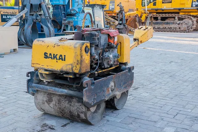 2005 Sakai HV60ST Walk-Behind Roller Front Left View