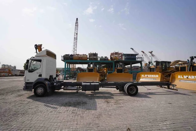 2008 DAF LF 55.280 Trailer Truck Left View - TK-0372