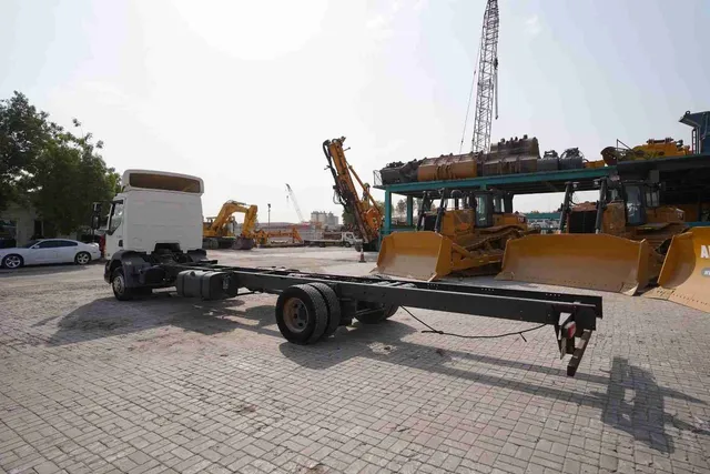 2008 DAF LF 55.280 Trailer Truck Rear Left View - TK-0372
