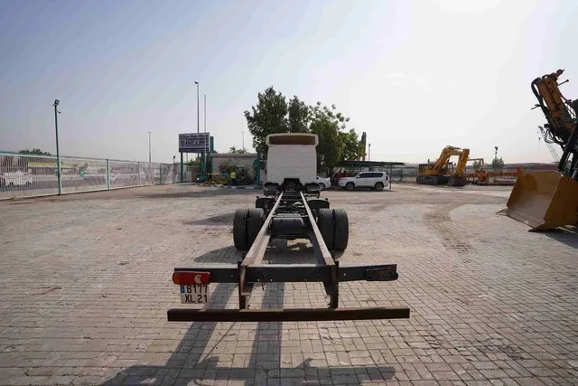 2008 DAF LF 55.280 Trailer Truck Rear View - TK-0372