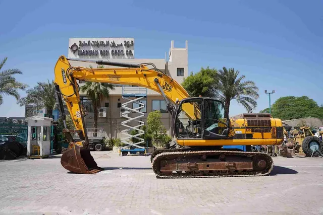 2008 JCB JS330LC Track Excavator Left View - EX-0284