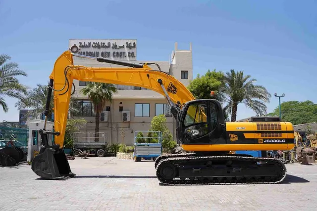 2008 JCB JS330LC Track Excavator Left View - EX-0286