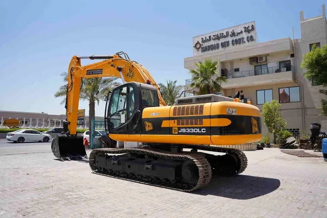 2008 JCB JS330LC Track Excavator Rear Left View - EX-0259