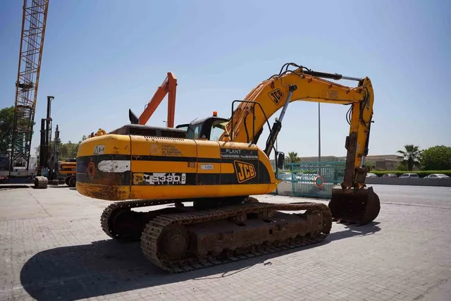 2008 JCB JS330LC Track Excavator Rear Right View - EX-0284