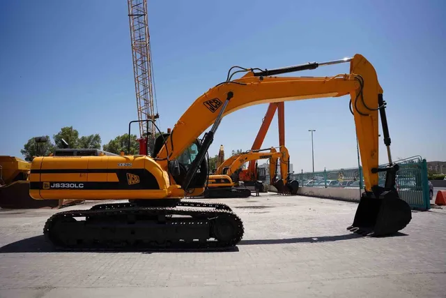 2008 JCB JS330LC Track Excavator Right View - EX-0286