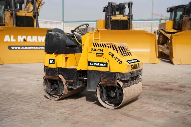 2008 Sakai CR270 Ride-On Roller Front Right View