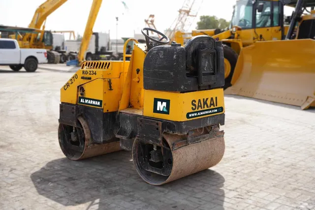 2008 Sakai CR270 Ride-On Roller Rear Left View