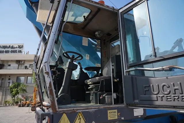 2008 Terex Fuchs MHL 340 Inside Cab Image