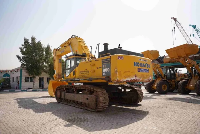 2009 Komatsu PC800SE-7 Track Excavator Rear Left View - EX-0291