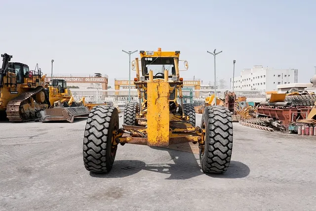 2009 Komatsu GD705A-4AE Motor Grader Front View