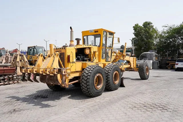 2009 Komatsu GD705A-4AE Motor Grader Rear Right View