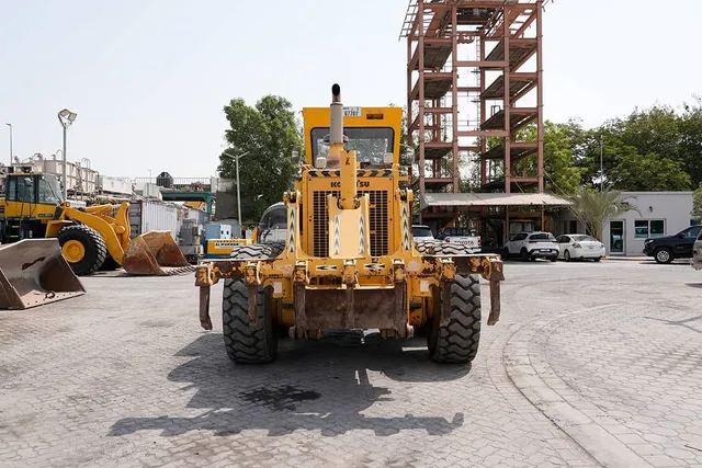 2009 Komatsu GD705A-4AE Motor Grader Rear View