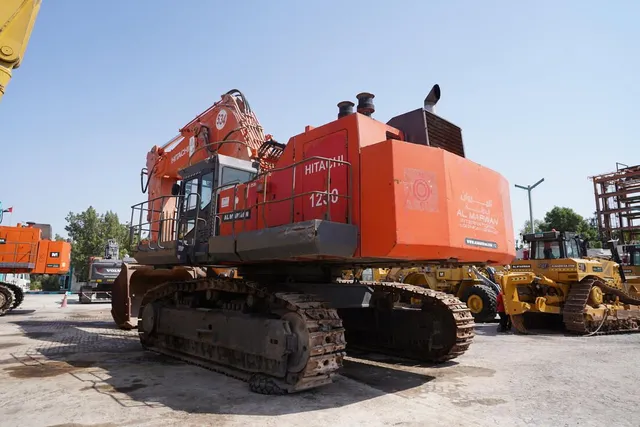 2010 Hitachi EX1200 Track Excavator Rear Left View