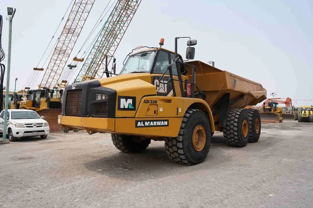 2011 Cat 740B Articulated Dump Truck Front Left View